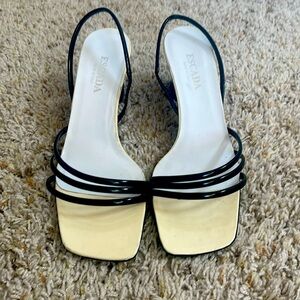 Slingback summer heels